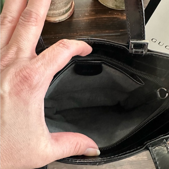 Gucci Hand Bag Patent Leather Tom Ford Era - Picture 9 of 11